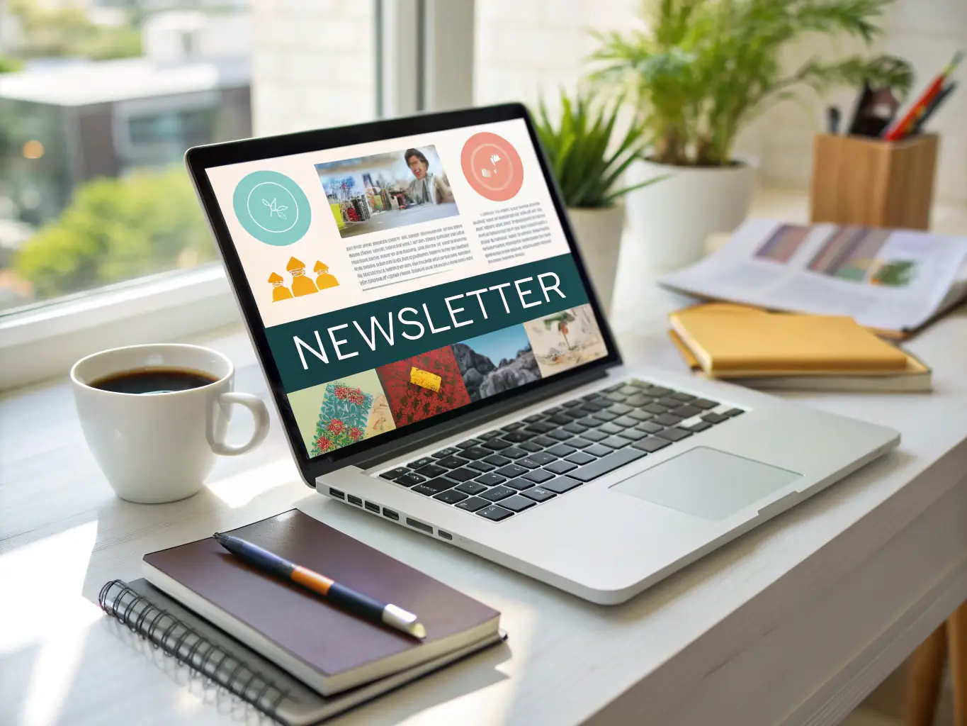 A graphic showing a personalized email being sent to a customer, representing the personalized follow-up service.